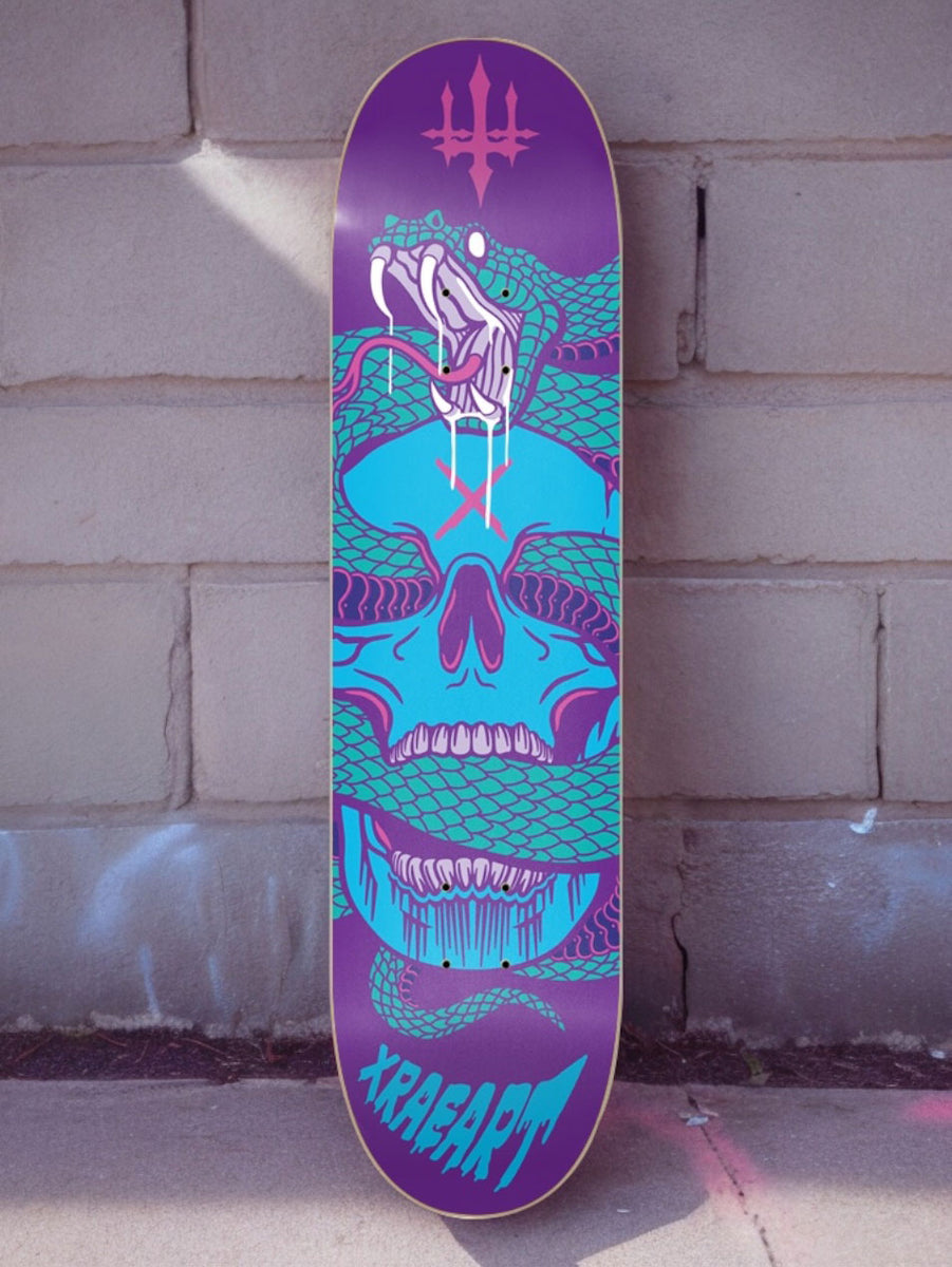 earl skateboards 'Web' Deck Purple 8.38 earl skateboards 'Web