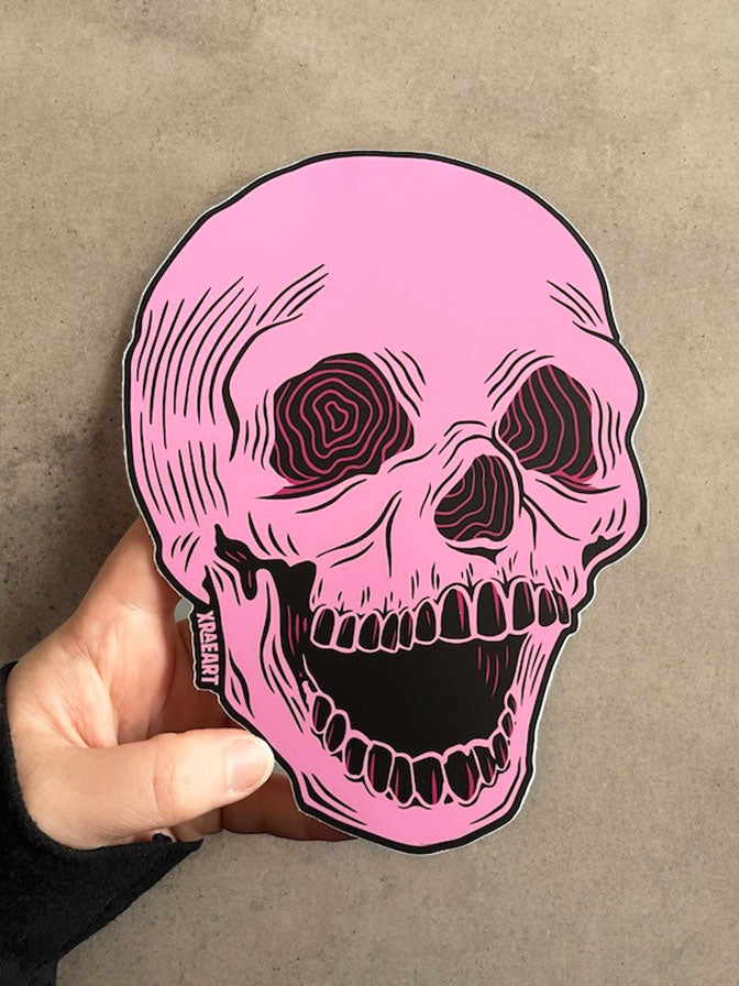 X-RAY VISION Skull Sticker (7-inch)