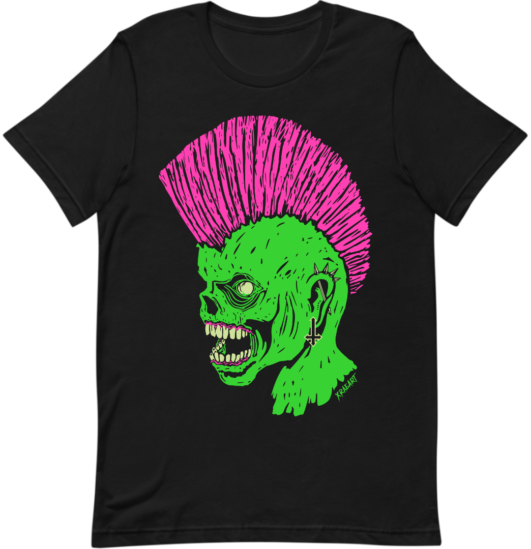 PUNK IS UNDEAD T-Shirt (Green Variant)