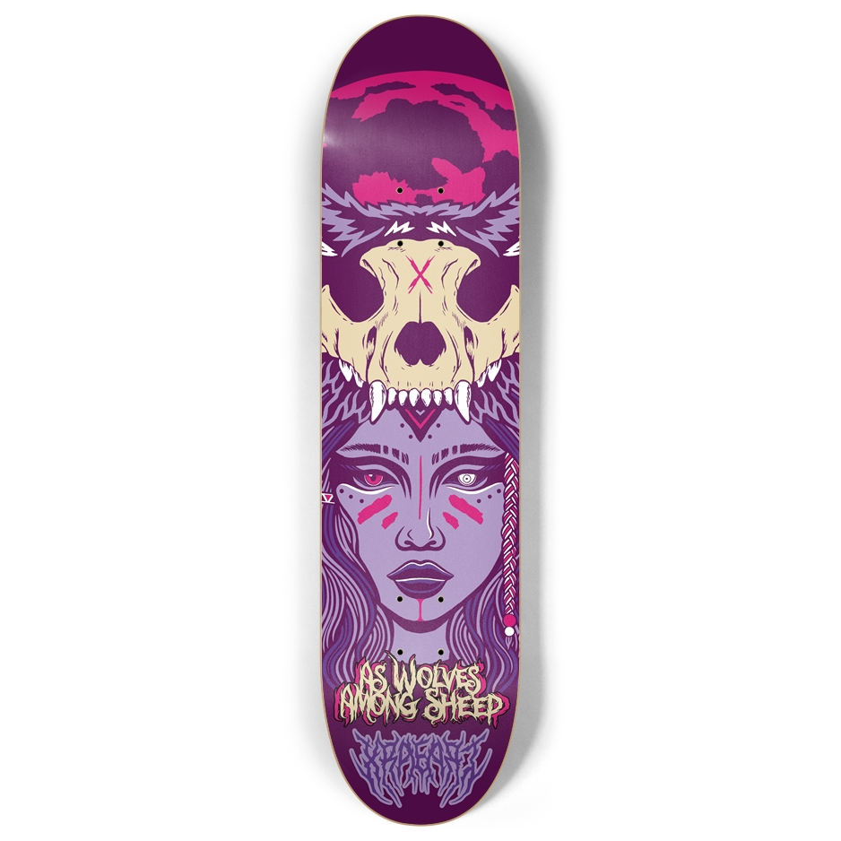 AS WOLVES AMONG SHEEP 8-inch Skate Deck