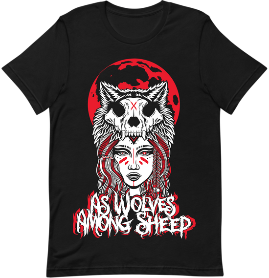 Load image into Gallery viewer, AS WOLVES AMONG SHEEP T-Shirt (Red Variant)
