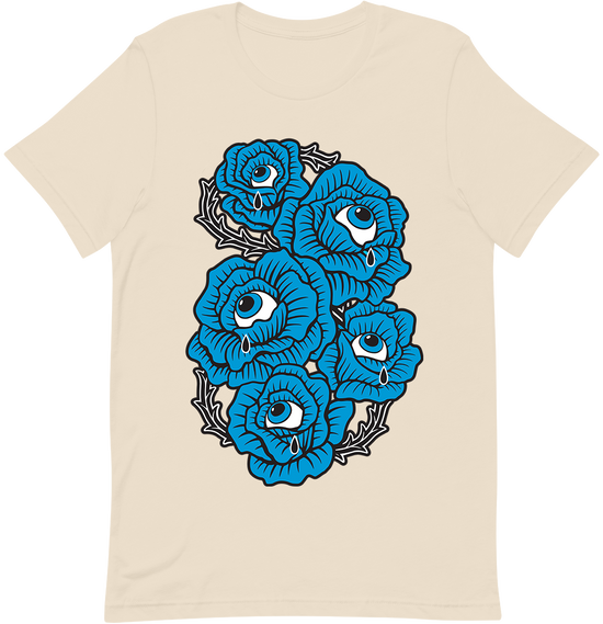 Load image into Gallery viewer, BUDDING ROMANCE T-Shirt (Blue Variant)

