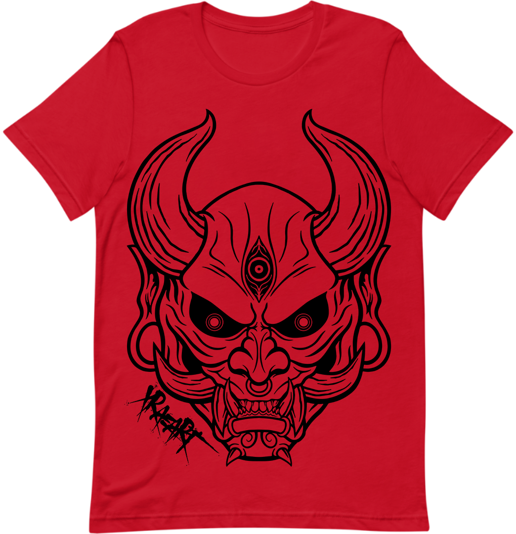 BUSHIDO T-Shirt (Black/Red Variant)