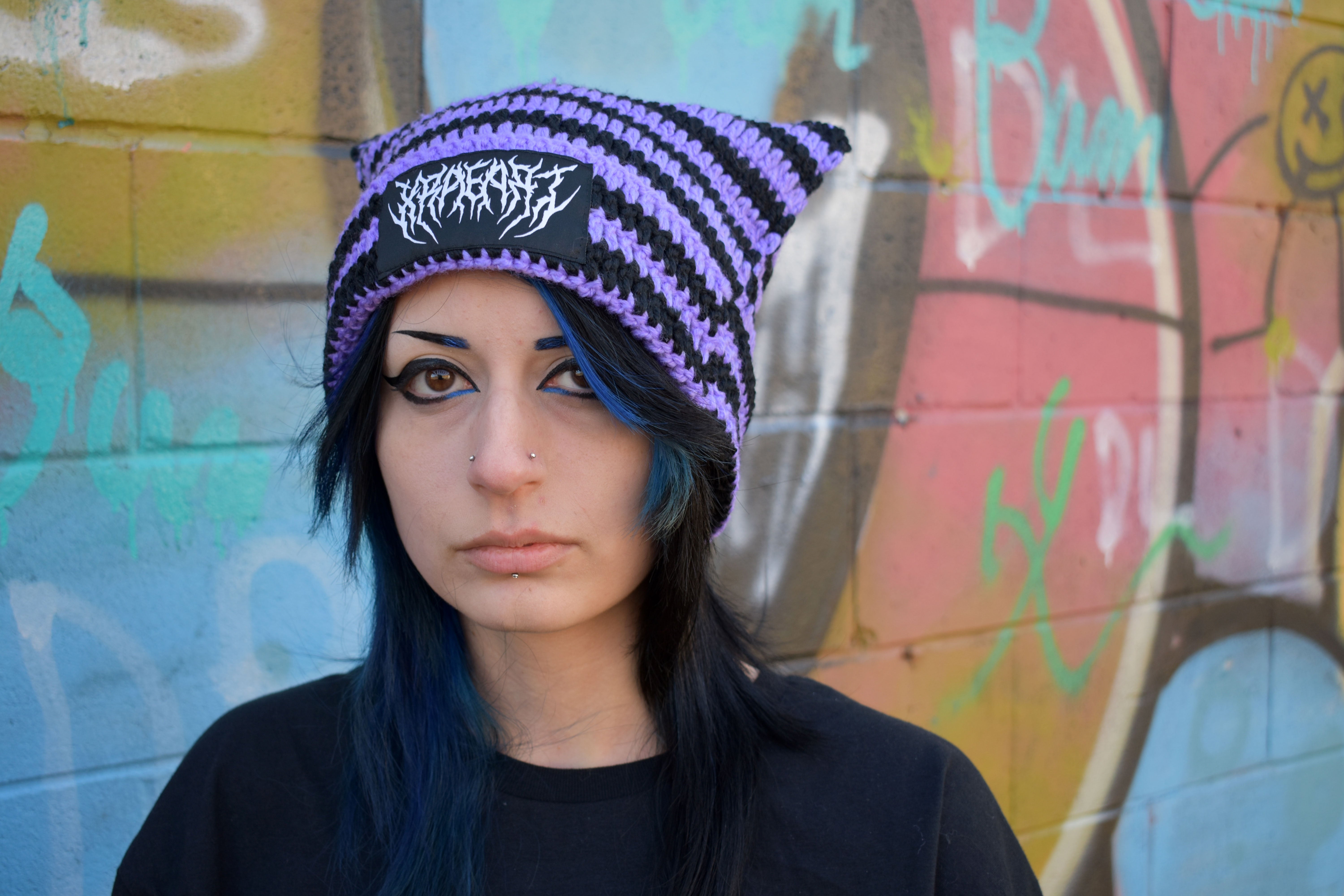 Y2K Cat Ear Knit Beanie – XRAEART CLOTHING