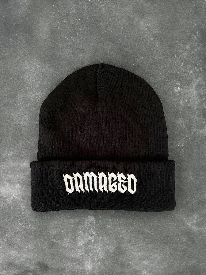 DAMAGED Embroidered Beanie