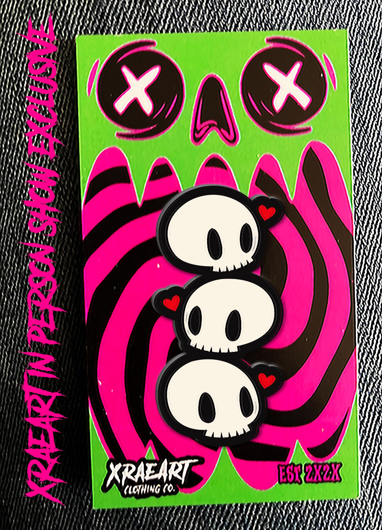 SKULL LOVE Enamel Pin