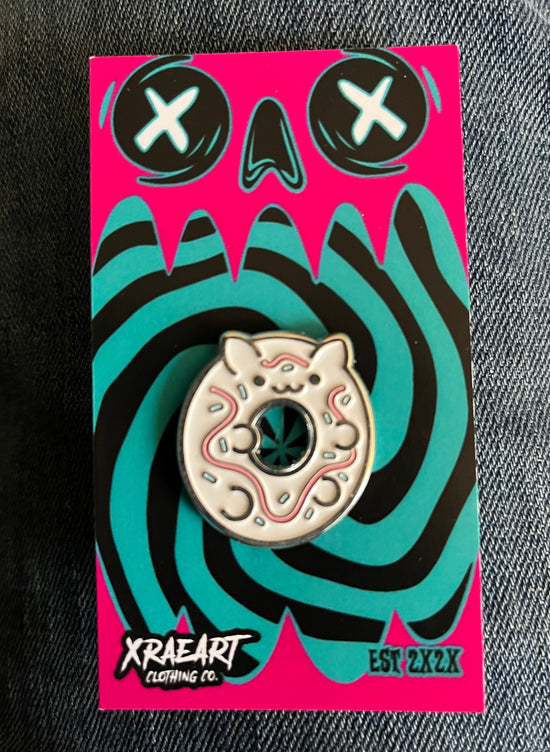 DONUT CAT Enamel Pin