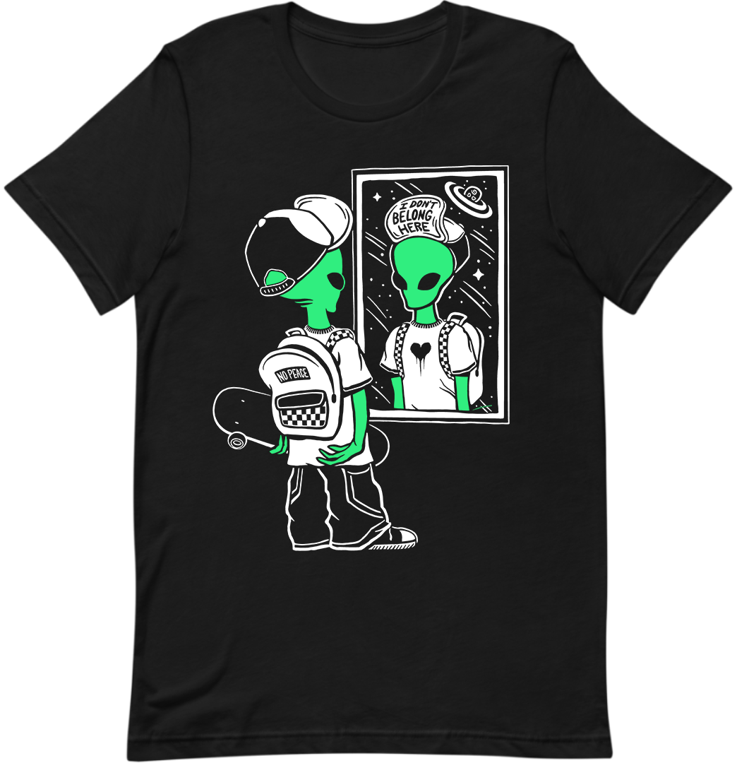 LOST IN SPACE T-Shirt (Green Alien Variant)