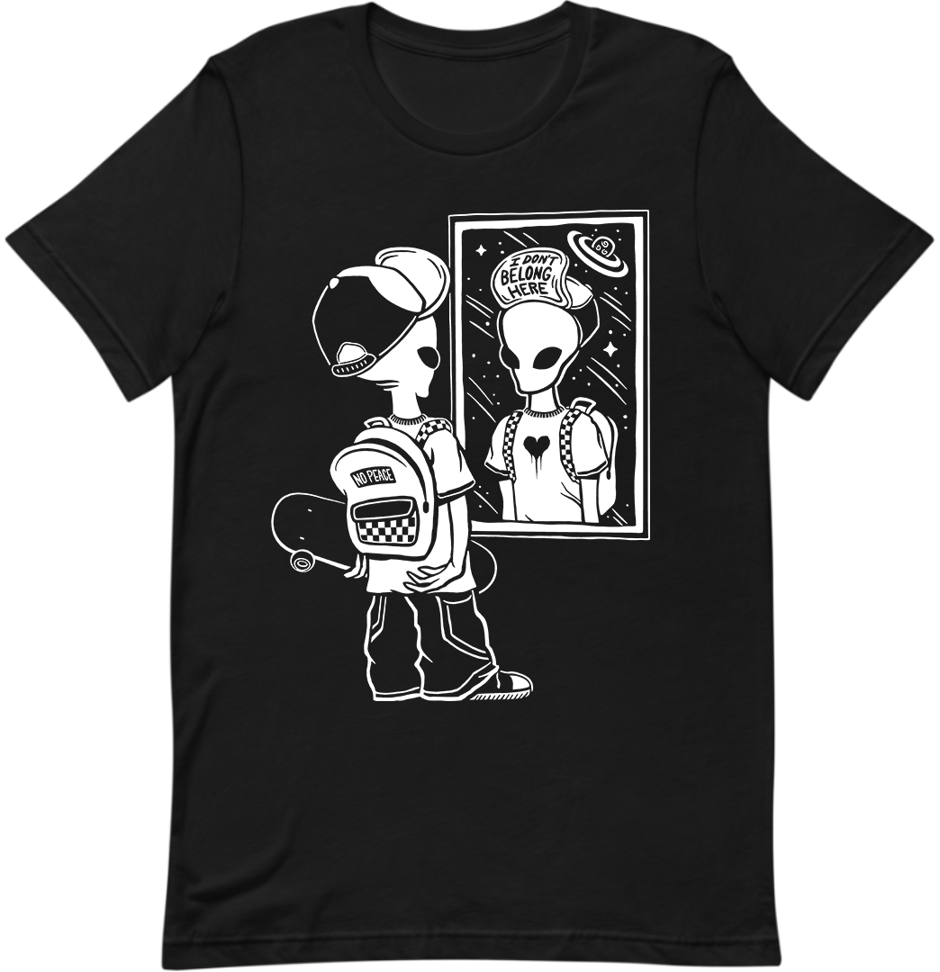 LOST IN SPACE T-Shirt (B&W Variant)