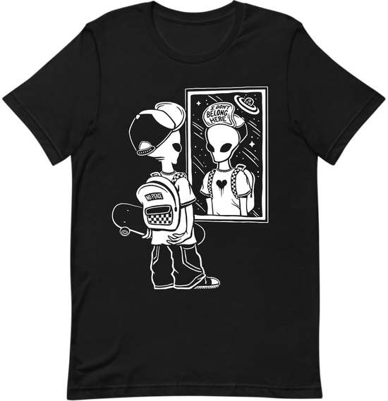 LOST IN SPACE T-Shirt (B&W Variant)