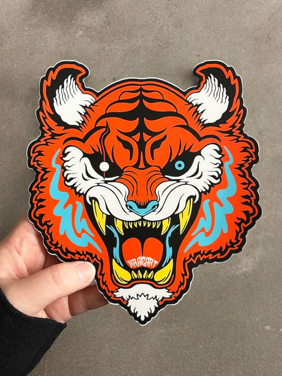 NO MASTERS Tiger Orange Sticker (7-inch)