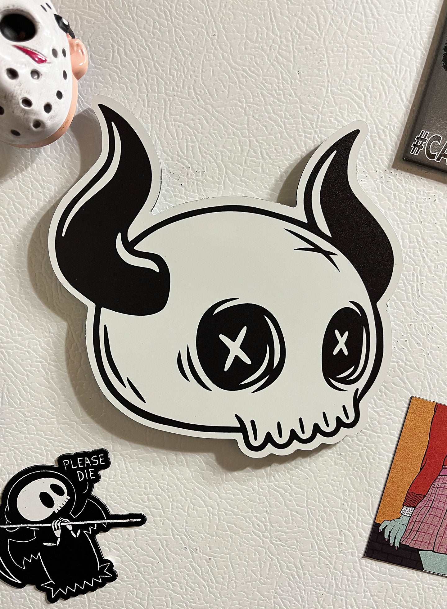 SKULL LOGO BIG ASS MAGNET