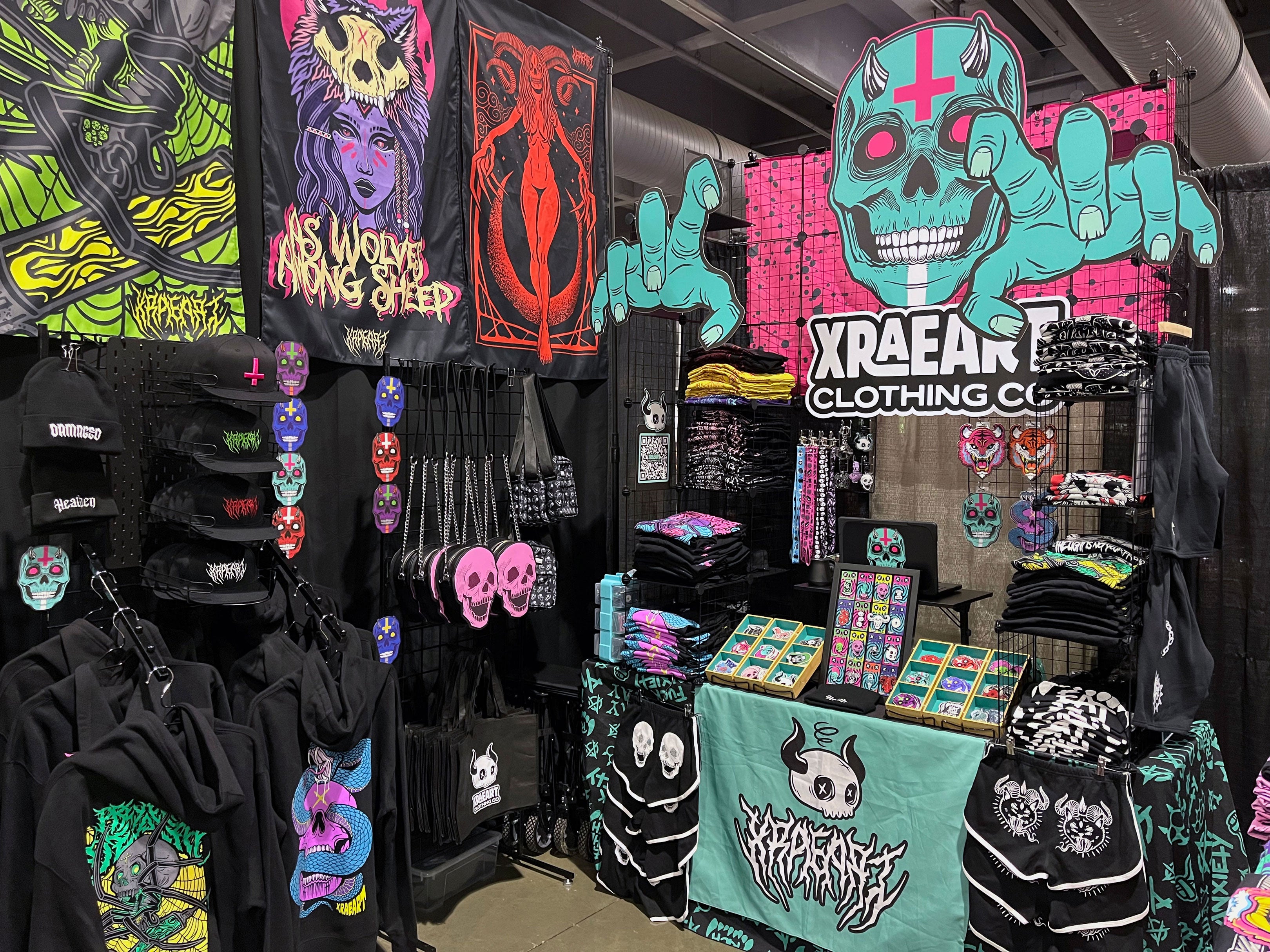 AS WOLVES AMONG SHEEP Tapestry (Red Variant) – XRAEART CLOTHING