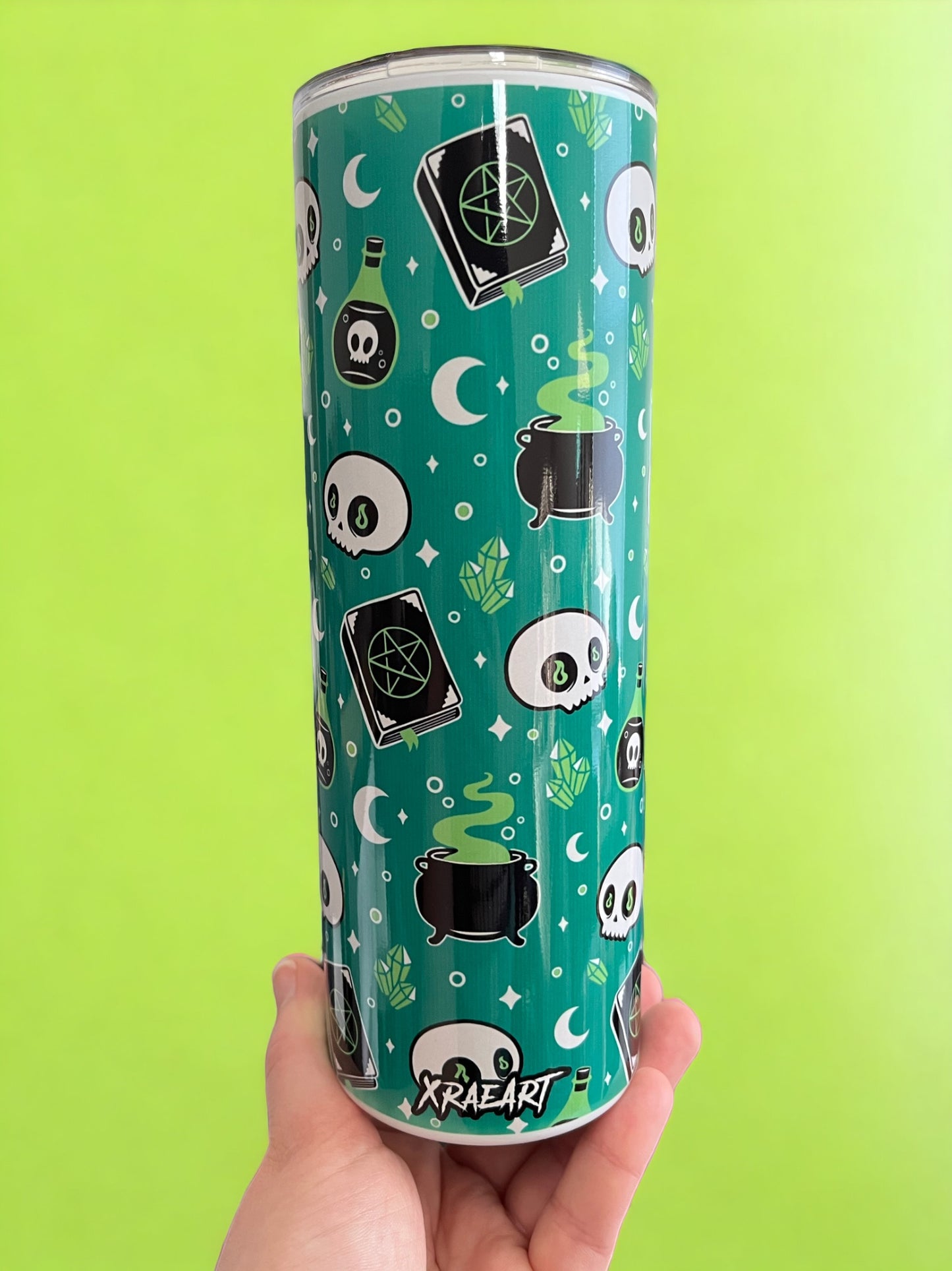 TOIL N TROUBLE 20oz Tumbler (Green)