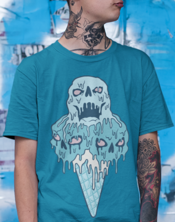 CREAM DEMON T-Shirt (Teal Variant)