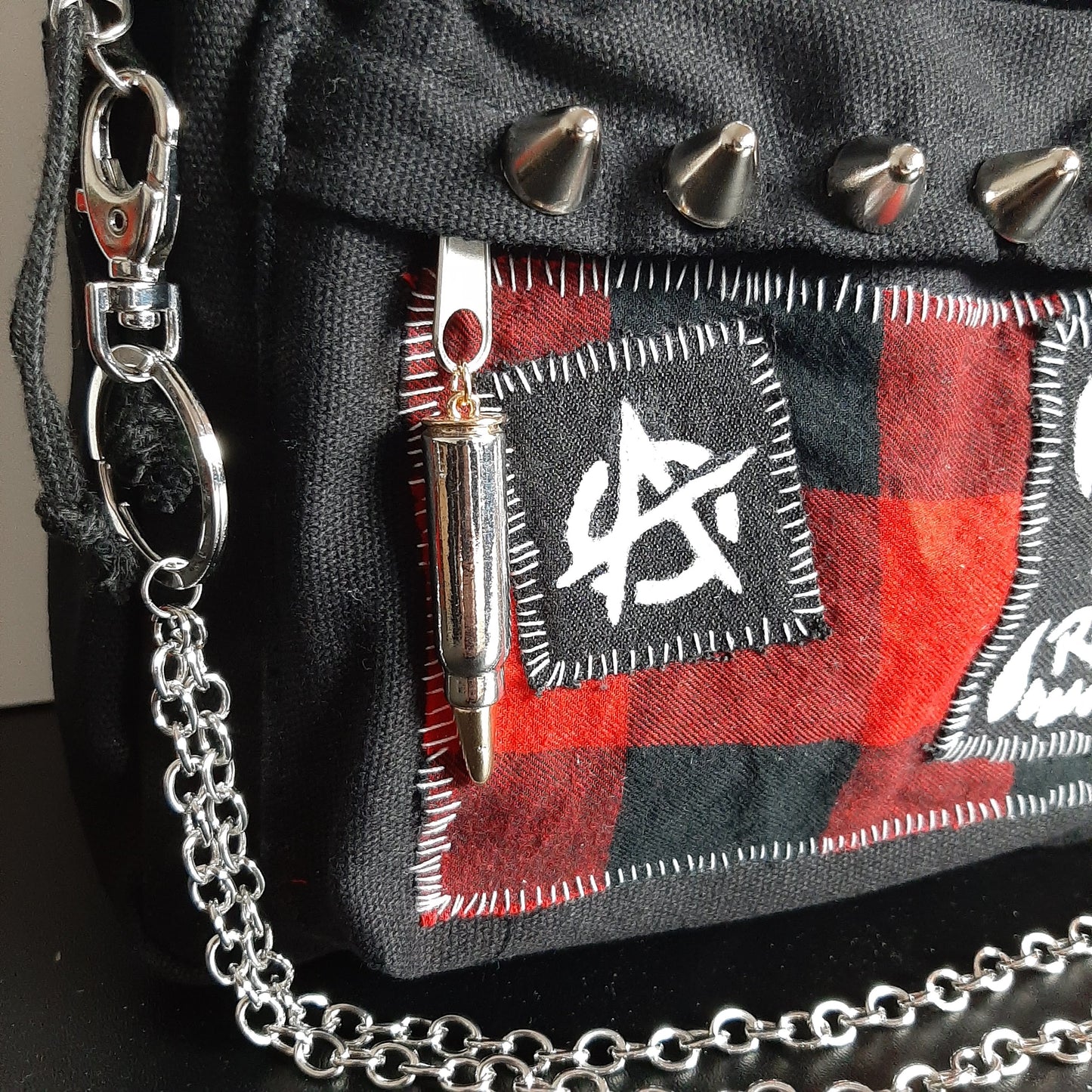 PUNK ANARCHY Red Mini Backpack - SOLD OUT