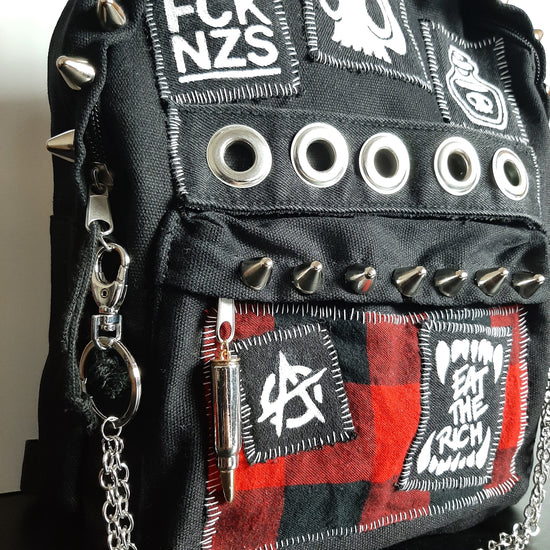 PUNK ANARCHY Red Mini Backpack - SOLD OUT