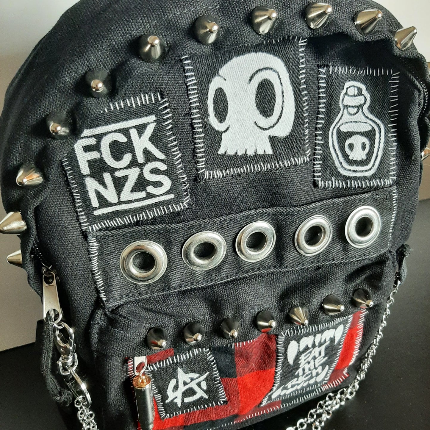 PUNK ANARCHY Red Mini Backpack - SOLD OUT
