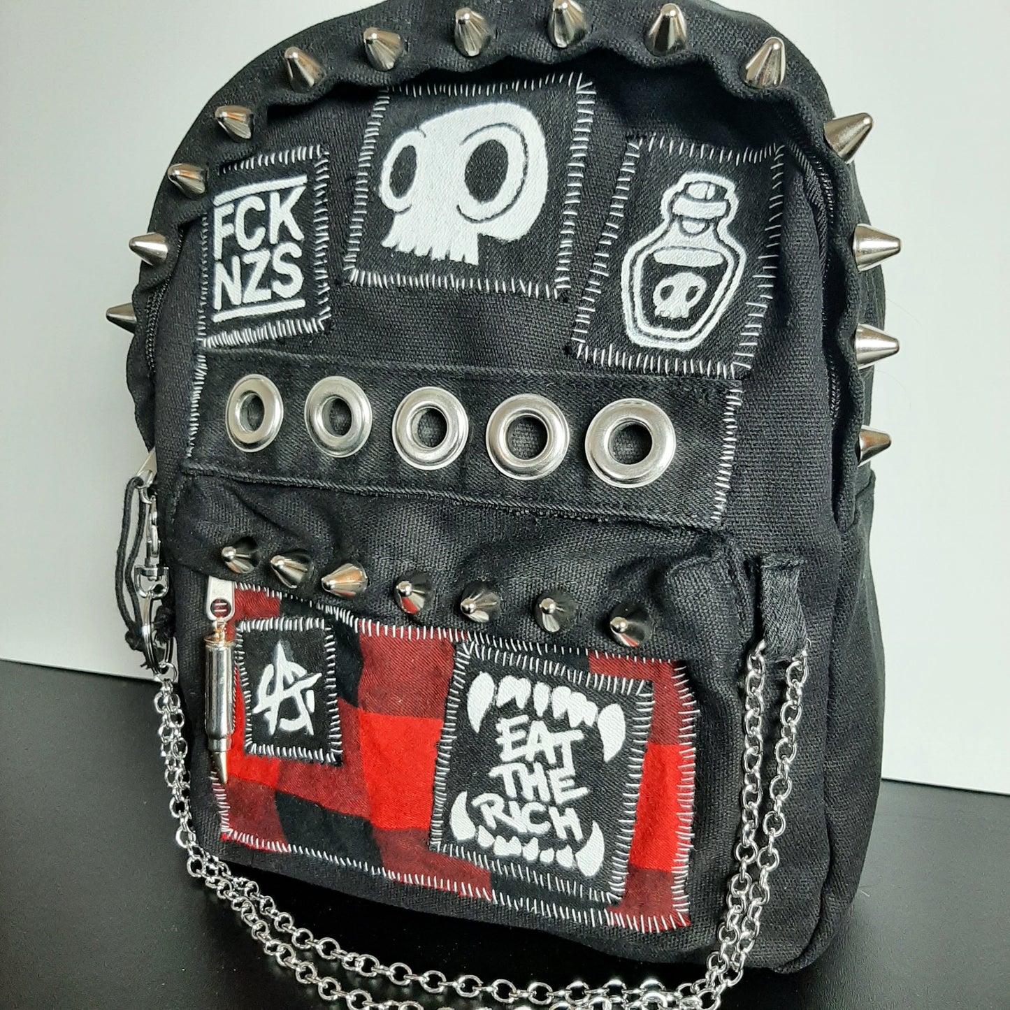 PUNK ANARCHY Red Mini Backpack - SOLD OUT