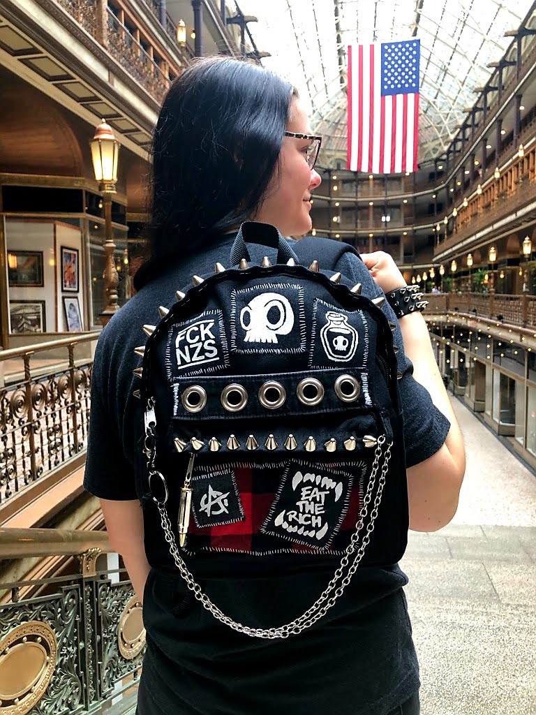 PUNK ANARCHY Red Mini Backpack - SOLD OUT