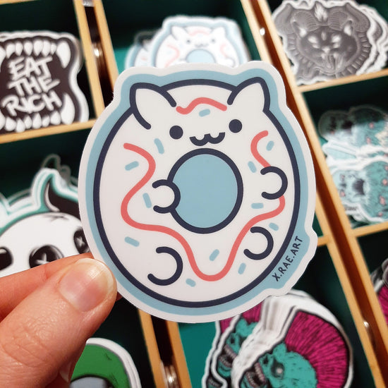 DONUT CAT Sticker