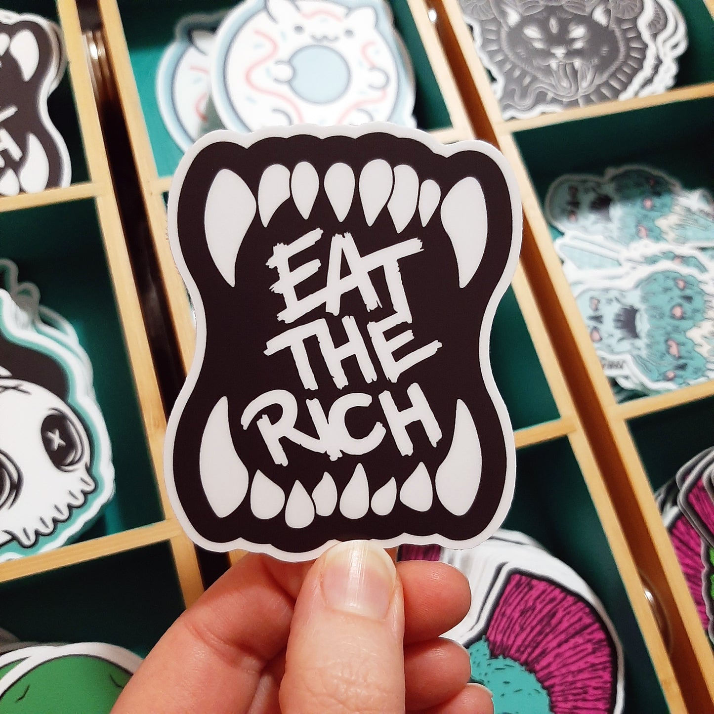 EAT THE RICH Sticker
