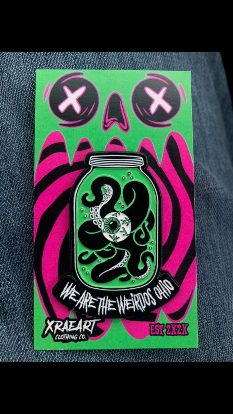 WE ARE THE WEIRDOS OHIO Enamel Pin