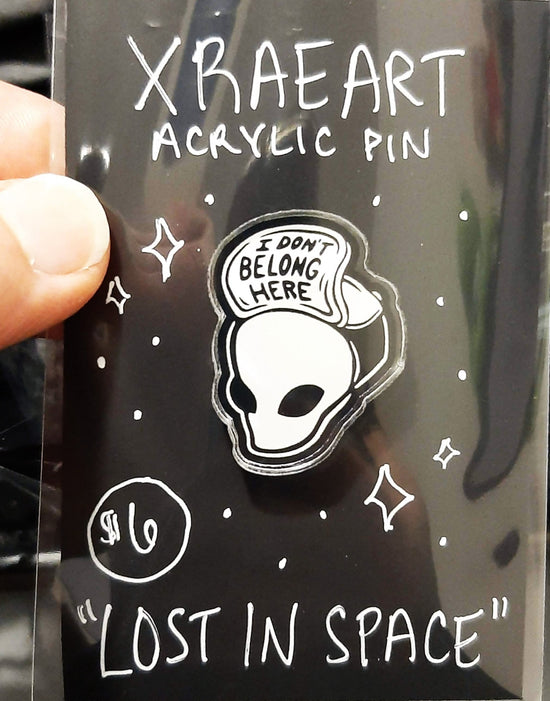 LOST IN SPACE Acrylic Pin