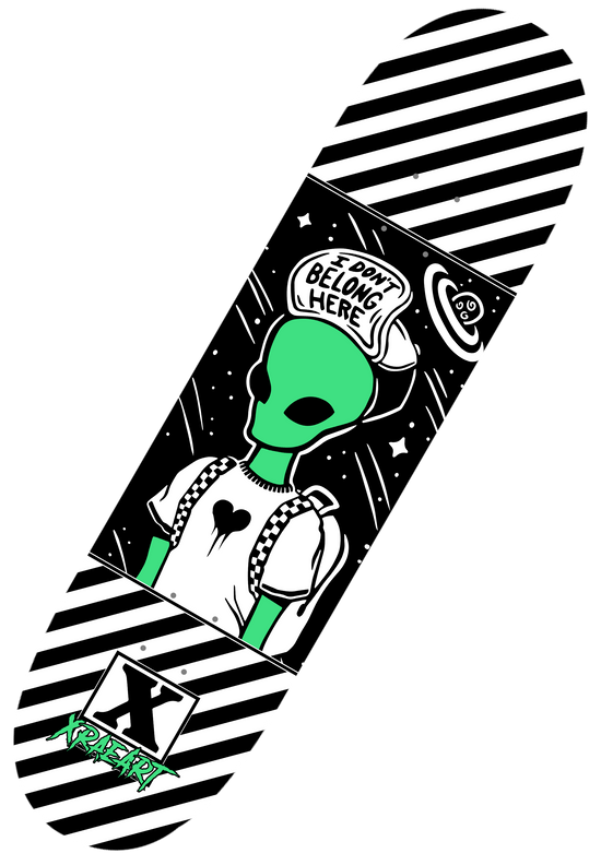 LOST IN SPACE 8-inch Skate Deck