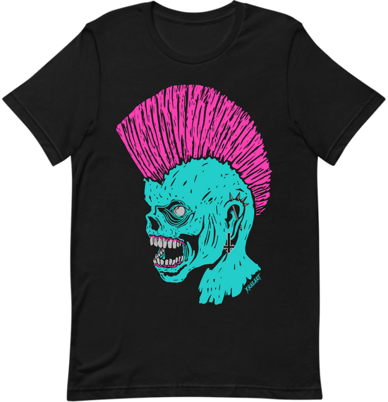 Load image into Gallery viewer, PUNK IS UNDEAD T-Shirt (Teal Variant)
