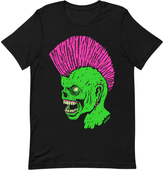 PUNK IS UNDEAD T-Shirt (Green Variant)