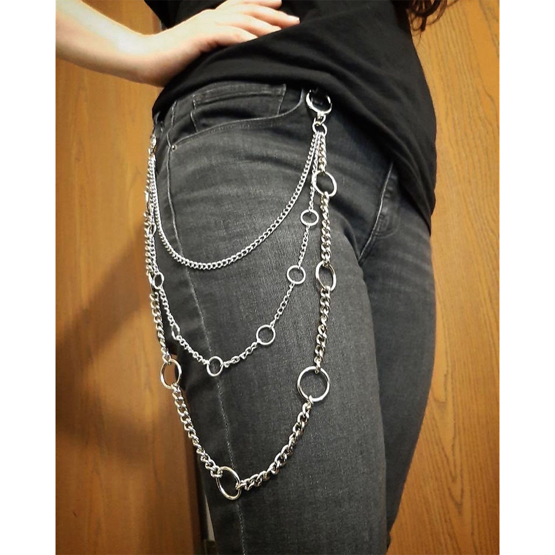 Load image into Gallery viewer, RINGO 24-inch Triple Wallet Chain
