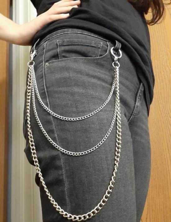 SHAWTY 24-inch Triple Wallet Chain