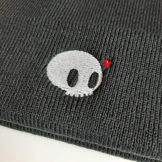 SKULL LOVE Embroidered Beanie