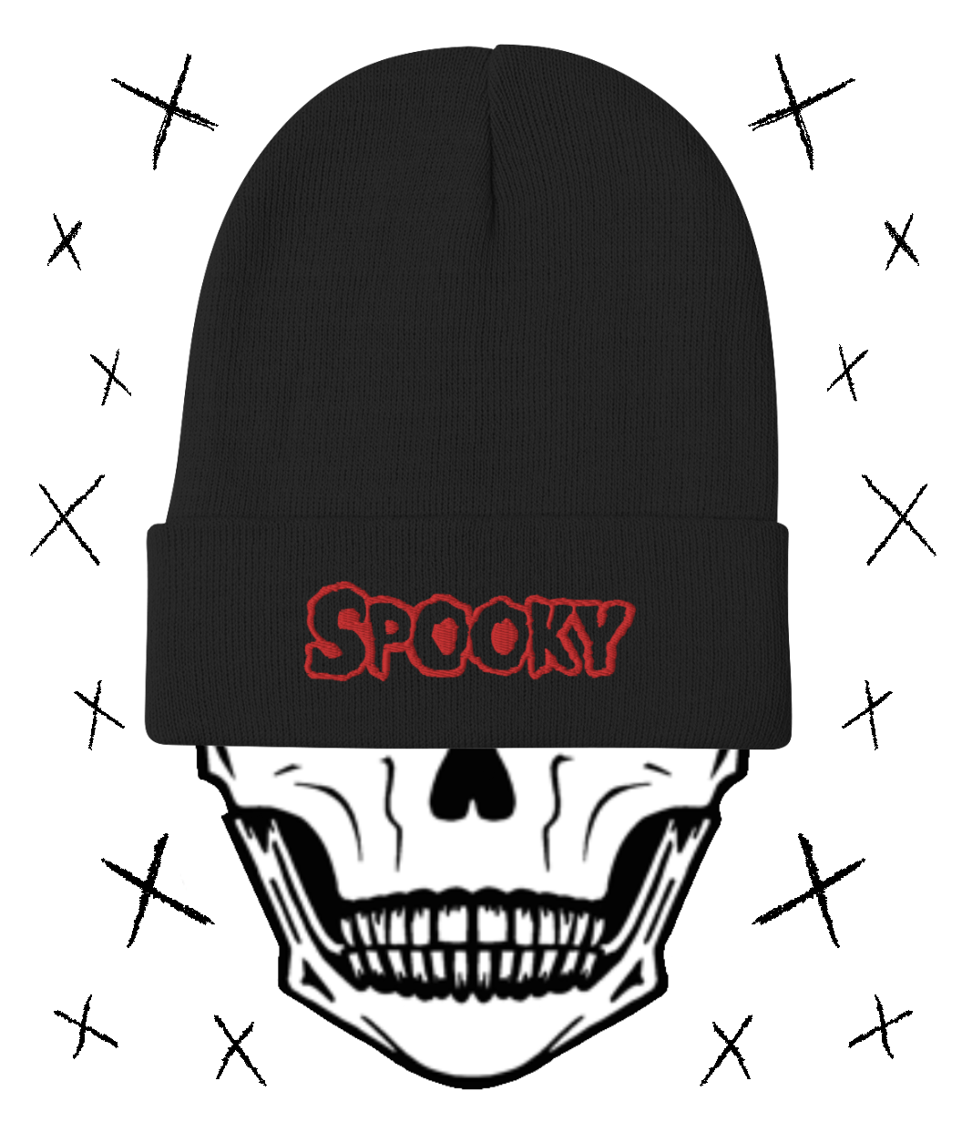 SPOOKY Embroidered Beanie