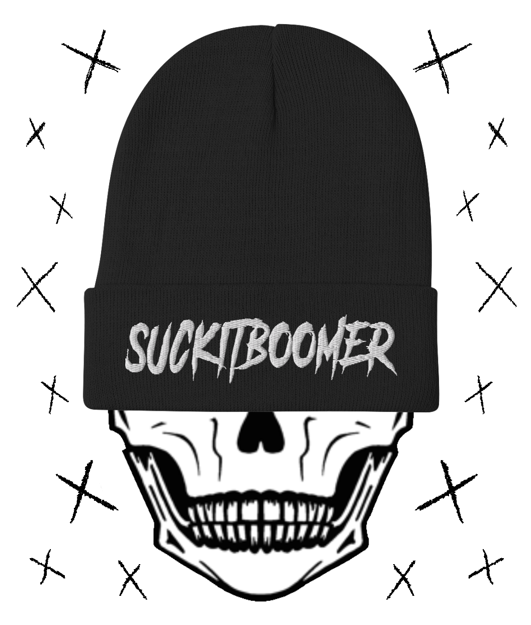 SUCK IT BOOMER Embroidered Beanie