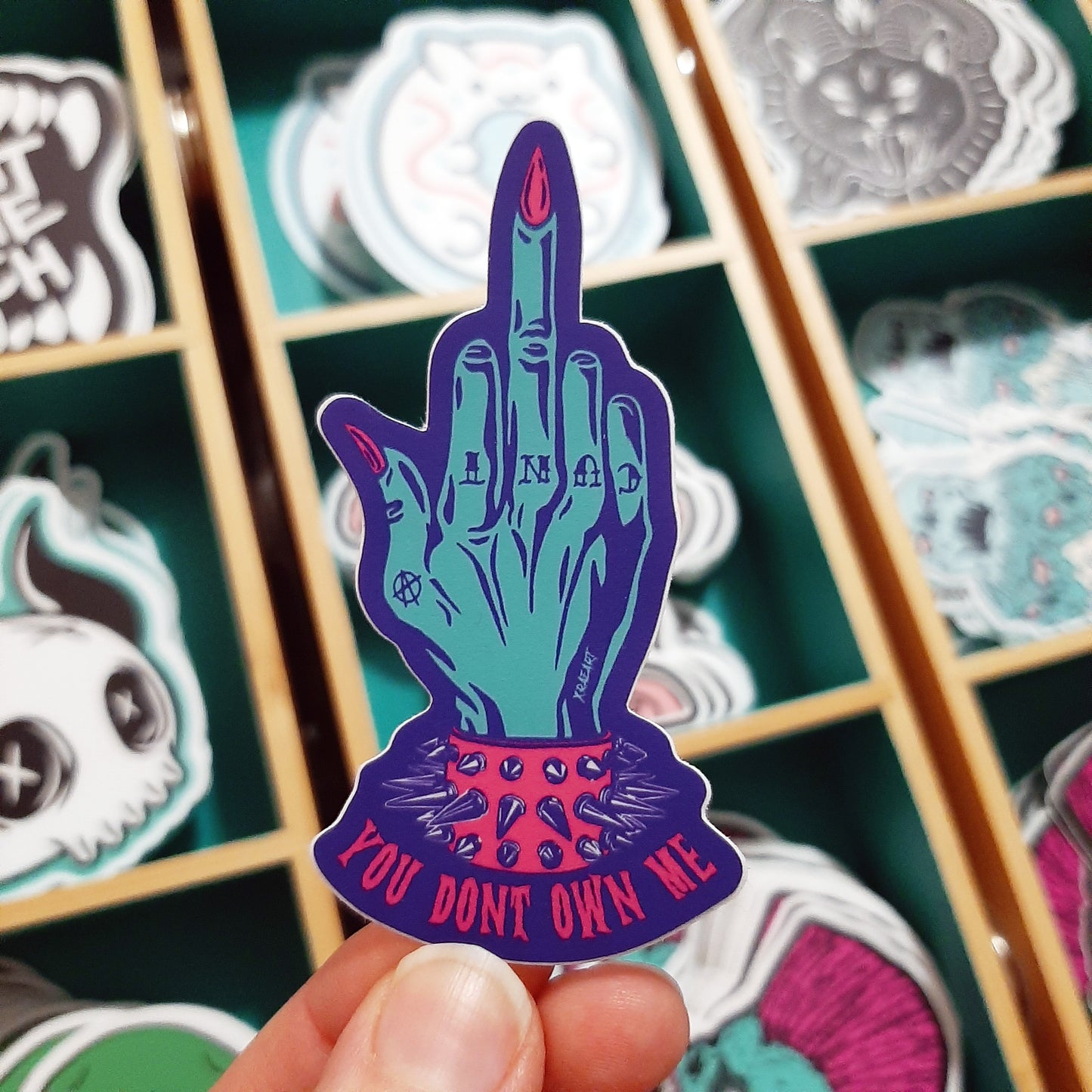 Load image into Gallery viewer, YOU DON&amp;#39;T OWN ME Sticker
