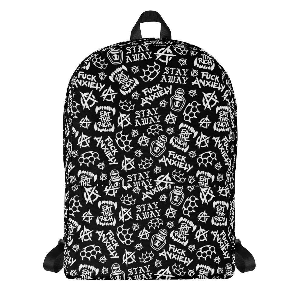 PUNK PATCH Pattern Backpack