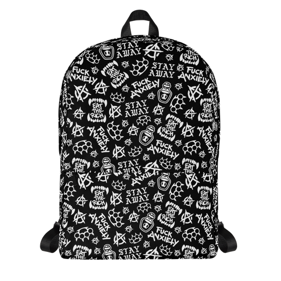 PUNK PATCH Pattern Backpack