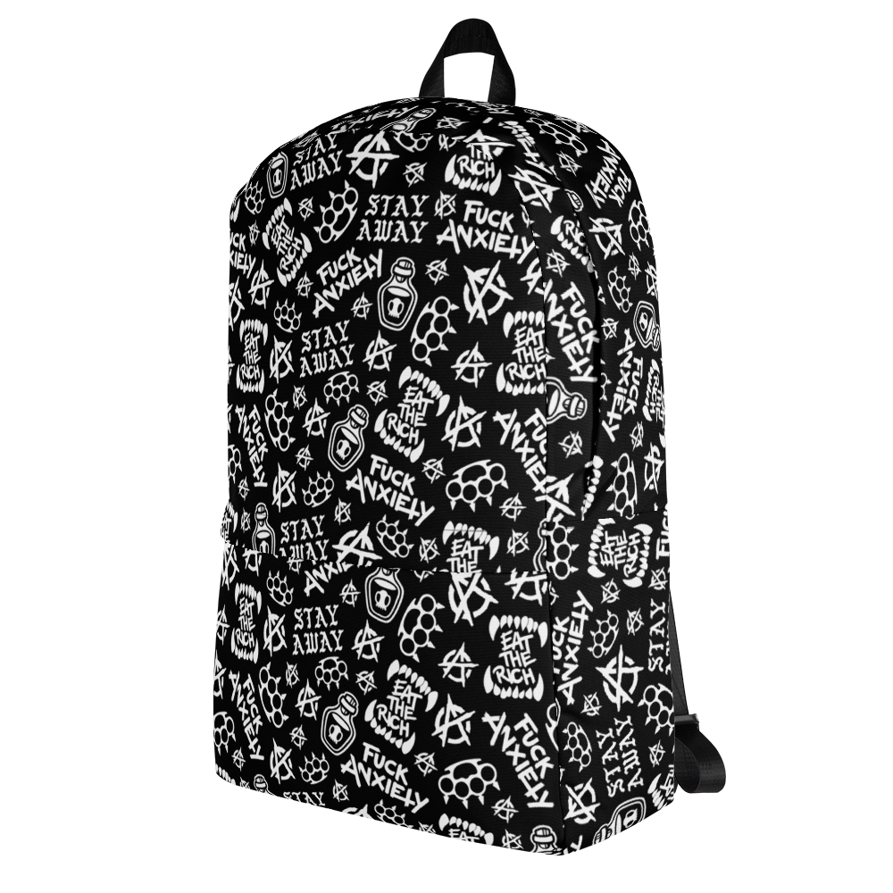 PUNK PATCH Pattern Backpack