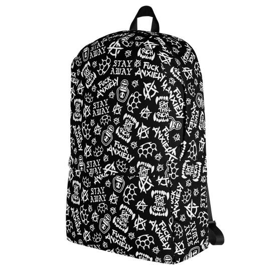 PUNK PATCH Pattern Backpack