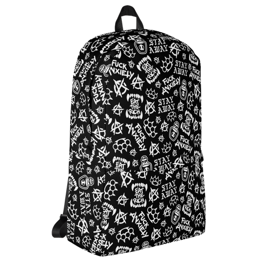 PUNK PATCH Pattern Backpack