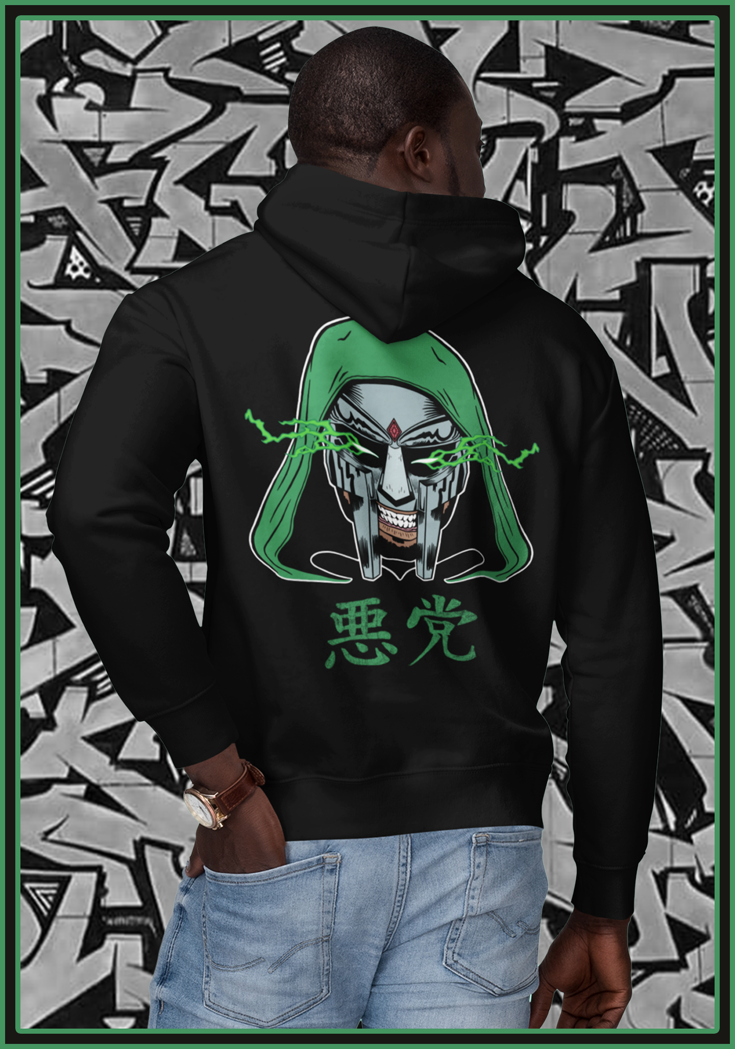 SUPER VILLIAN Zip-Up Hoodie