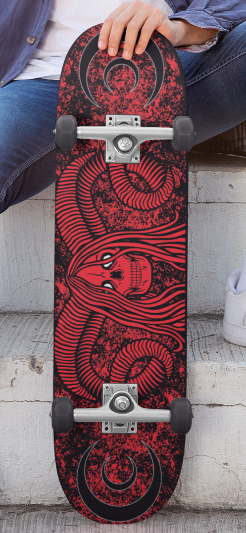 RED EMPRESS 8-inch Skate Deck