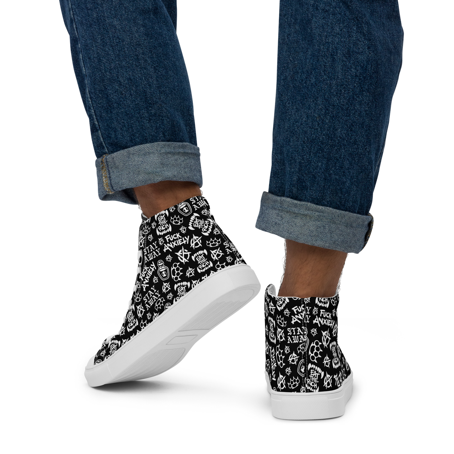 PUNK PATCH High Top Shoes (MEN'S)