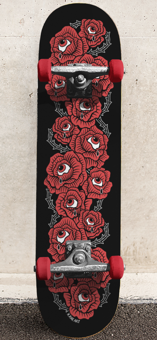 Load image into Gallery viewer, BUDDING ROMANCE 8-inch Skate Deck
